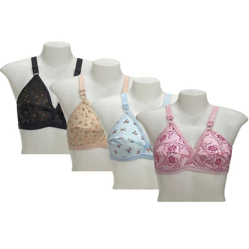 Cotton Comfort Bra (Pack of 4)