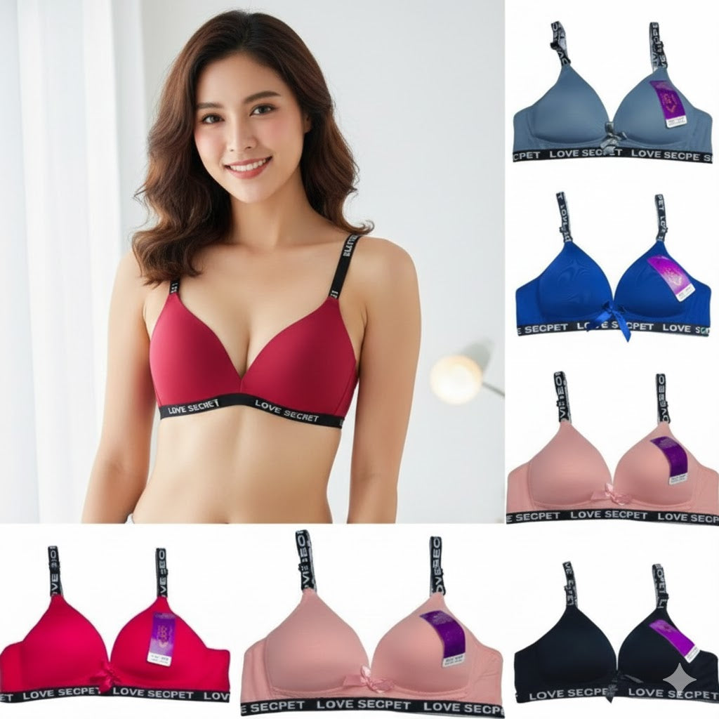 Sporty Chic Wireless Comfort Bra